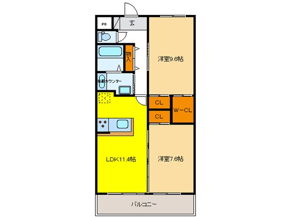 espoirの物件間取画像